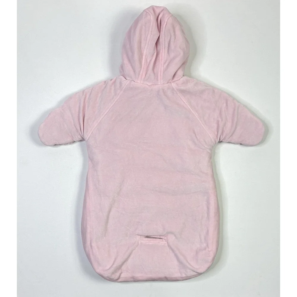 Bon Bebe Baby Girl 0-9M Pink Bunting Snowsuit Hooded Winter Pram Bag